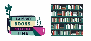 infographic of books